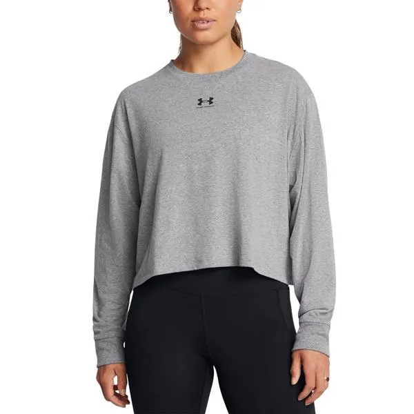 Chandail ample à manches longues UA Rival pour femme