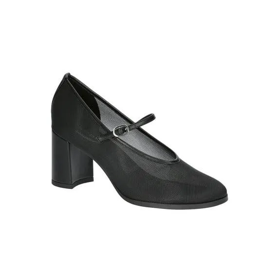 Scoop Women's Mesh Mary Jane Block Heel Pumps