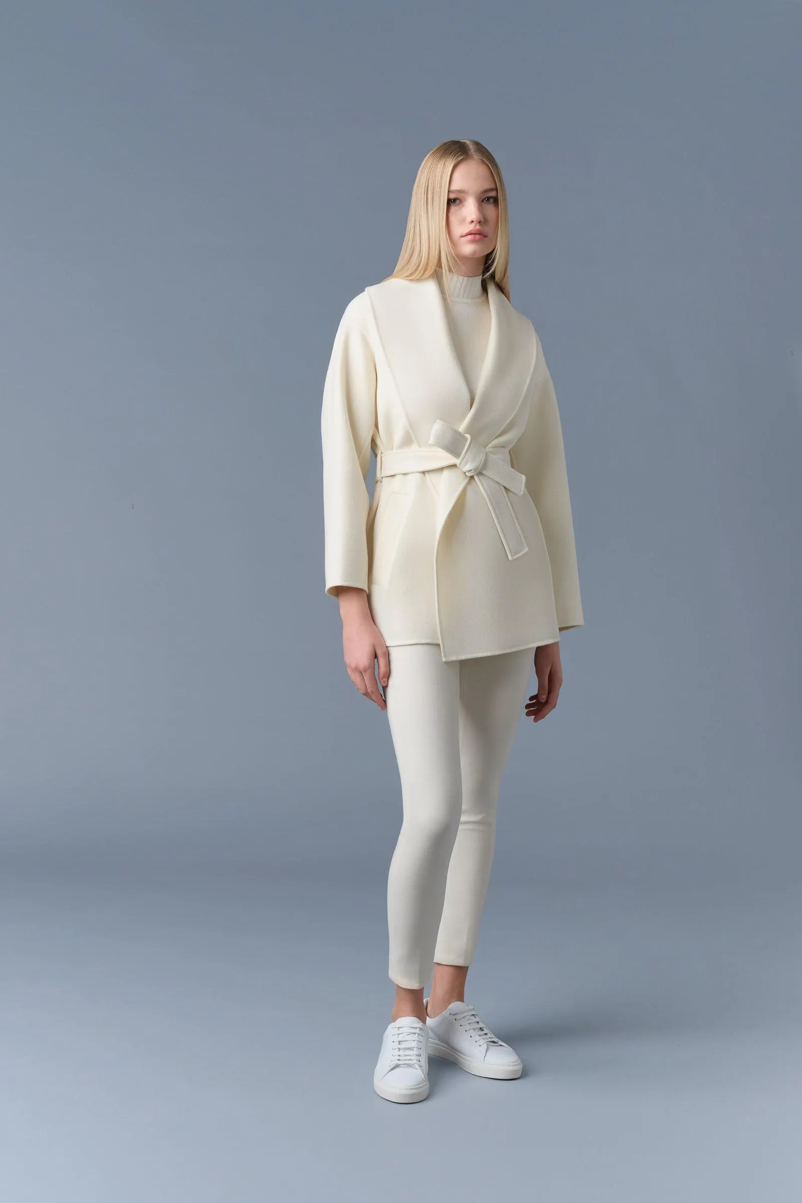 TYRA Double-Face wool robe jacket