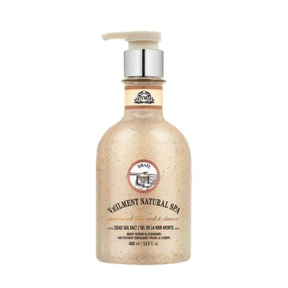 Nettoyant exfoliant pour le corps Sel de la mer Morte Véilment Natural Spa