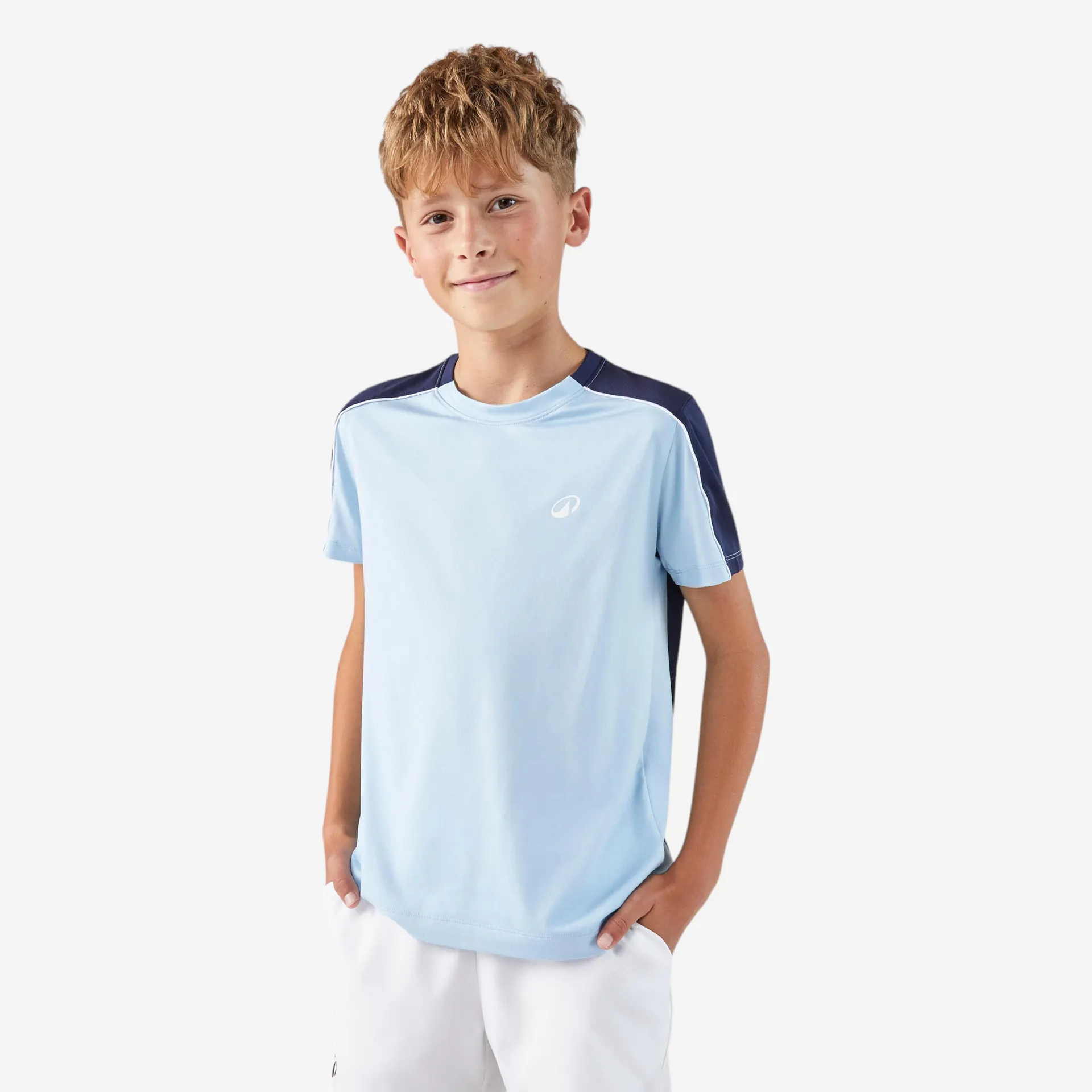 T-shirt de tennis à col rond enfant – Dry