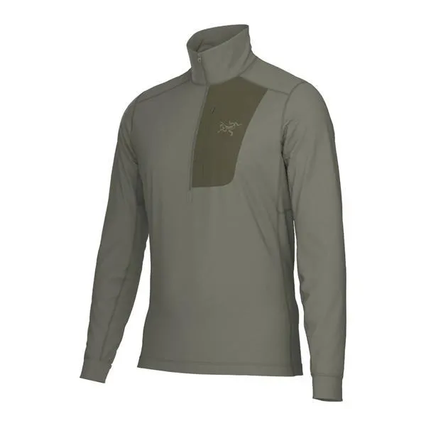 Chandail à manches longues Rho LT avec fermeture à glissière au cou pour homme