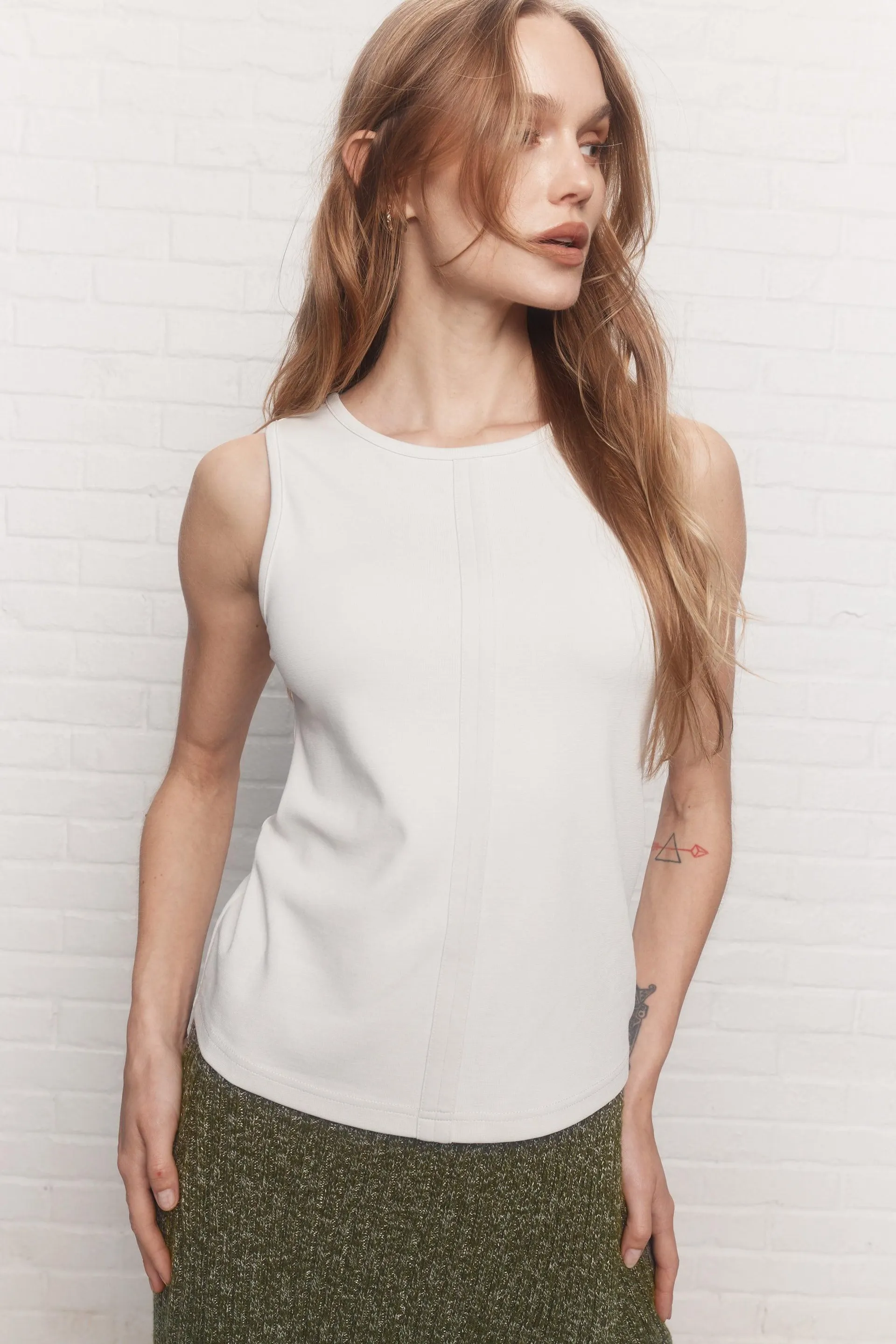 Dixie | Camisole grise