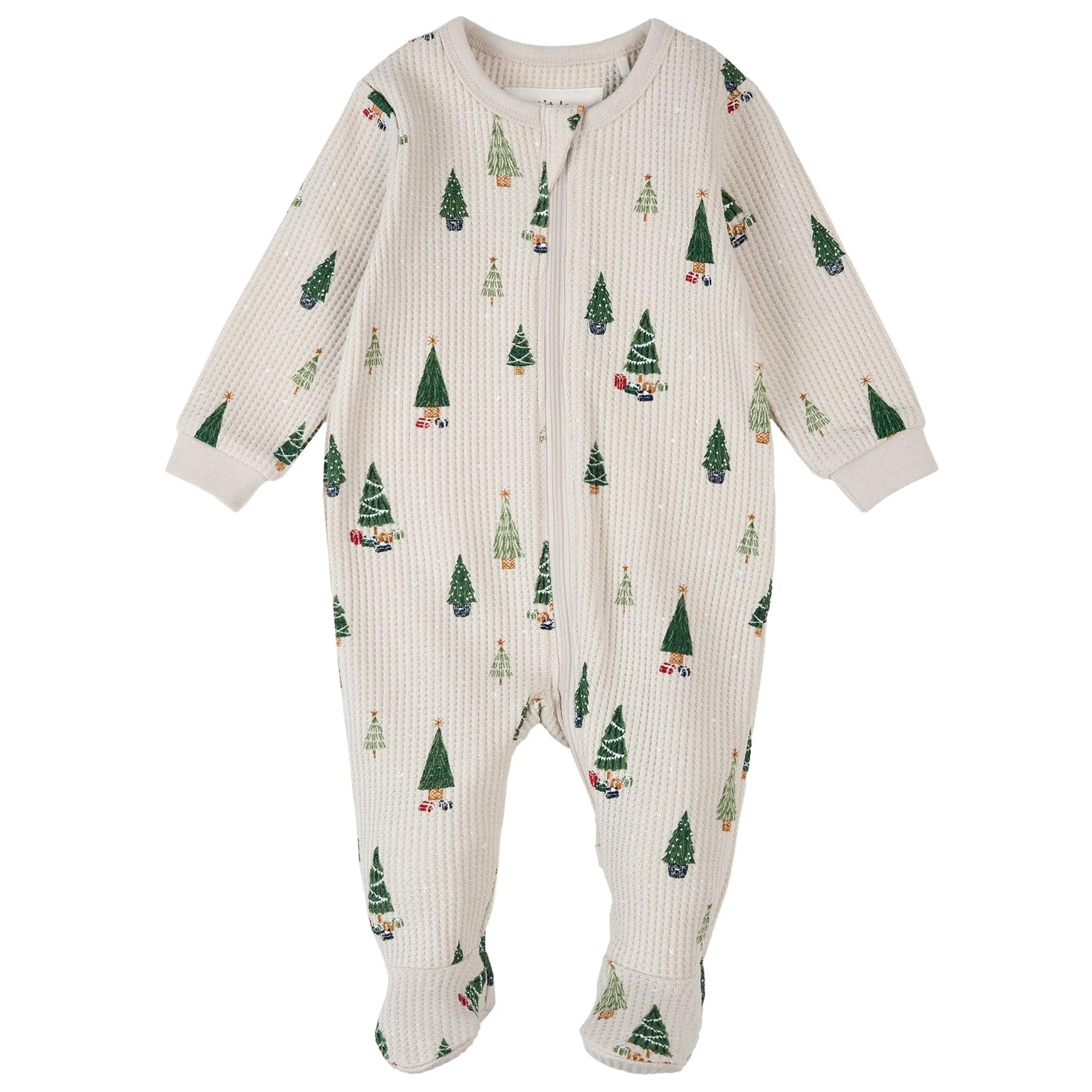 Pine Tree Thermal Pajamas 0-24