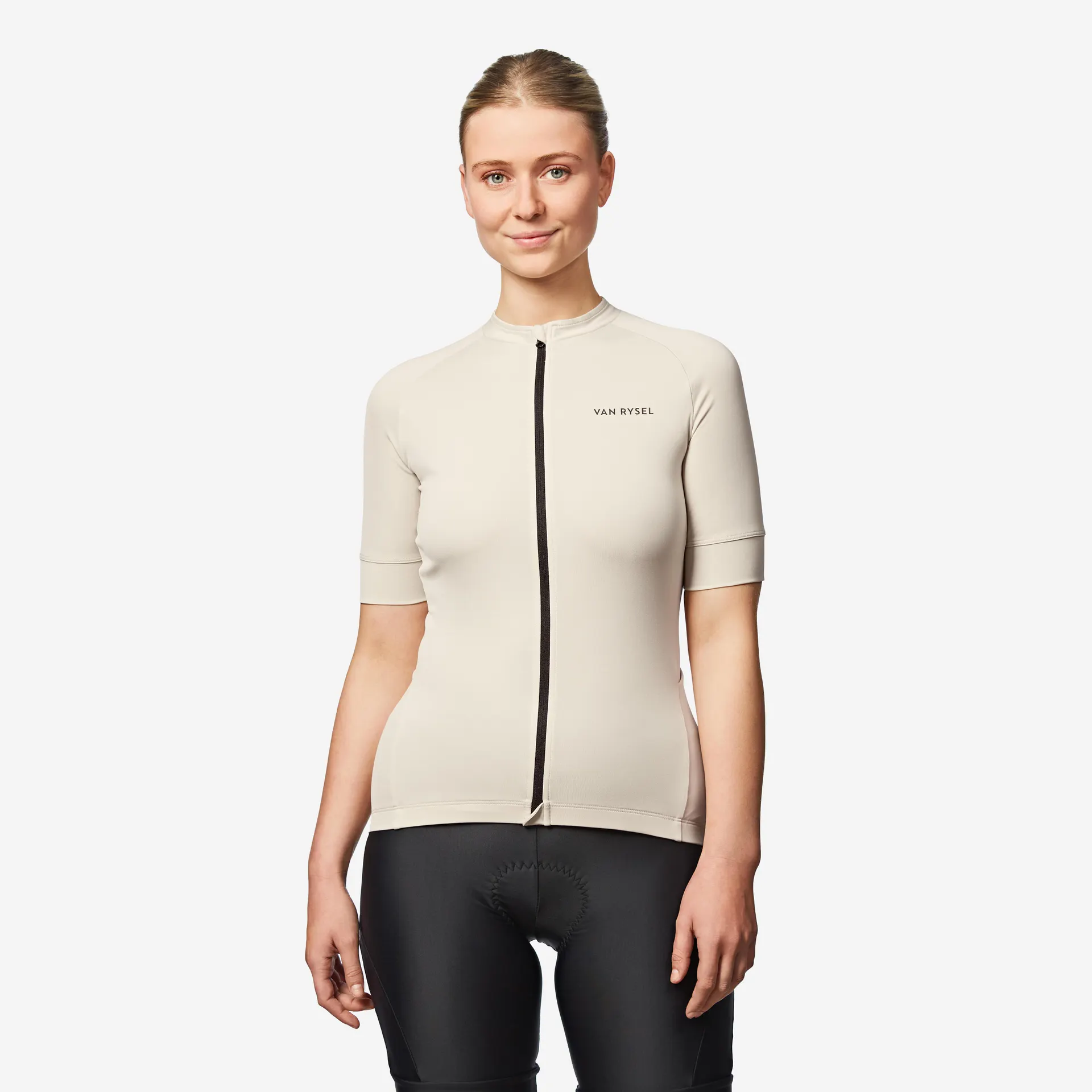 Maillot de vélo de route à manches courtes et coupe régulière femme – Discover