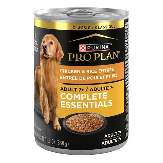 Entrée de poulet et riz classique Complete Essentials adulte 7+ Sénior pour chiens, 368 g