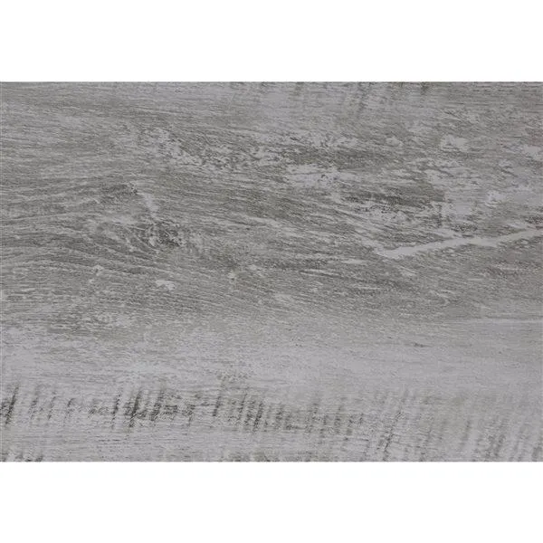 Table d'appoint rectangulaire en composite gris par Monarch Specialties de 23,75 po