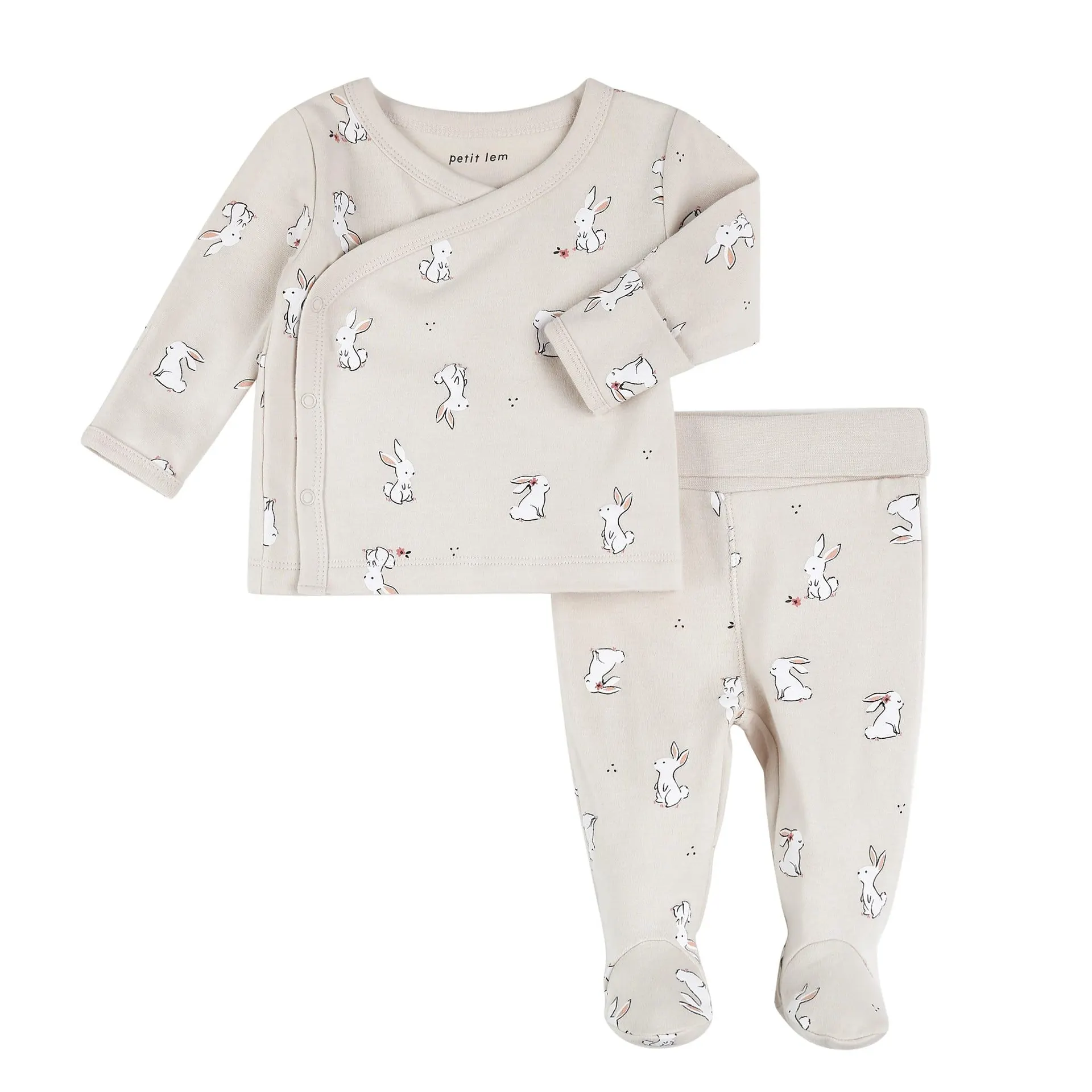 Bunnies 2 Piecess Set 0-9m