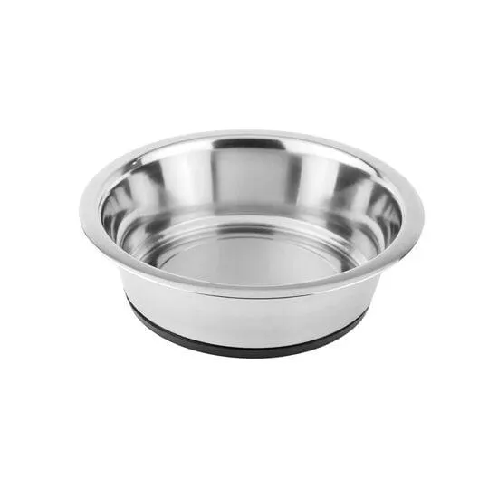 Bol en acier inoxydable avec dessous antidérapant