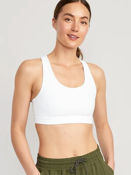 Medium-Support PowerSoft Racerback Sports Bra 2X-4X