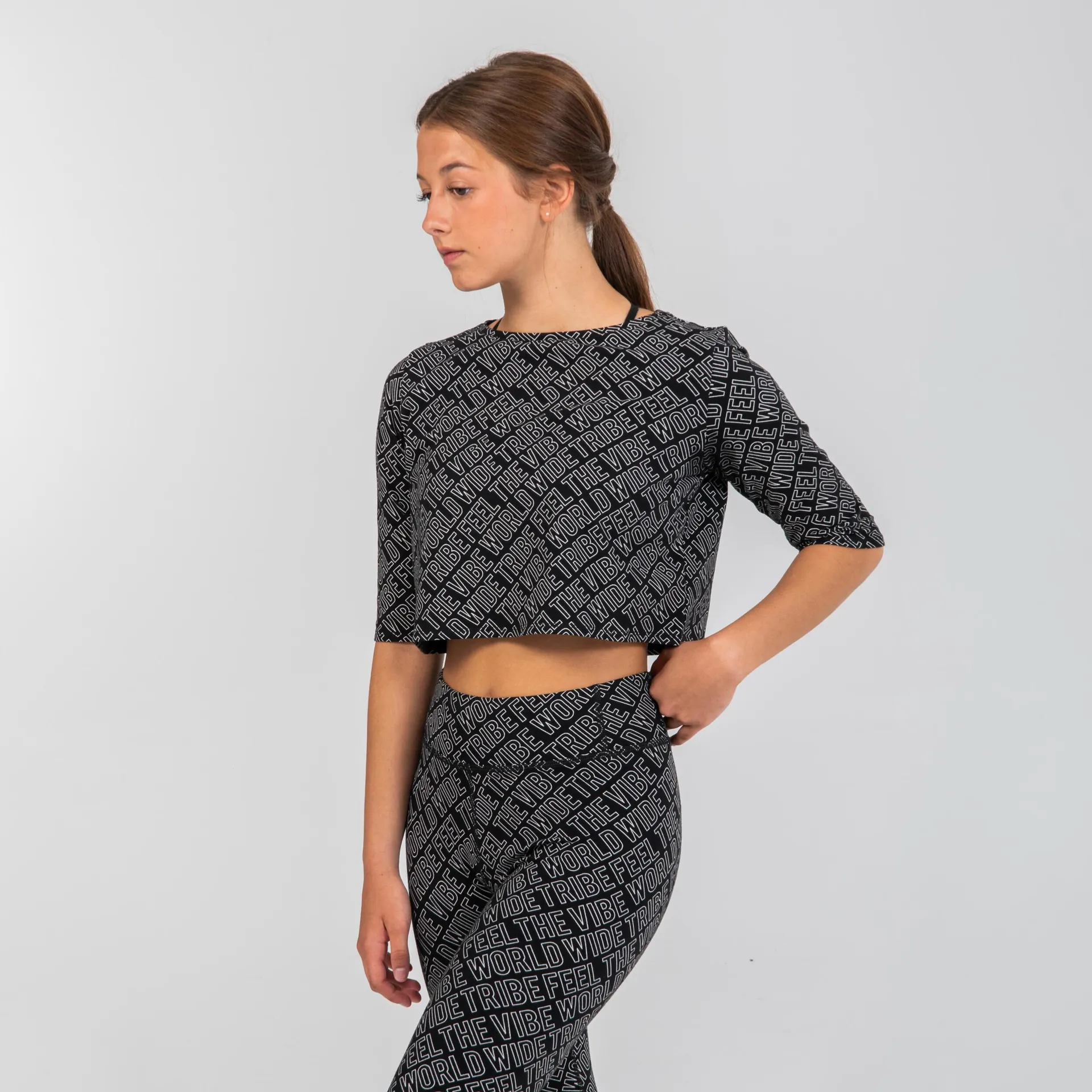 T-shirt court imprimé – Filles