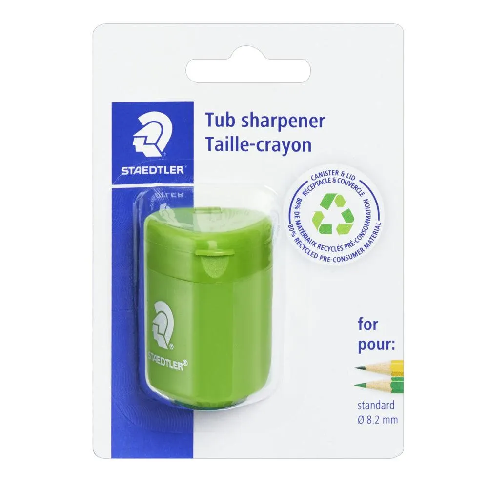Staedtler - Taille-crayon en plastique durable à trou unique - Vert