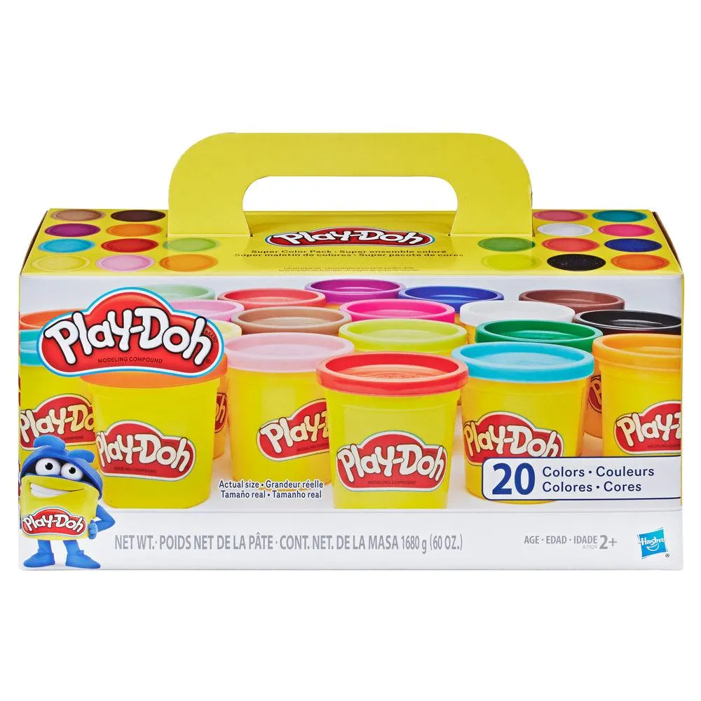 Play-Doh - Super ensemble coloré - 20 pots