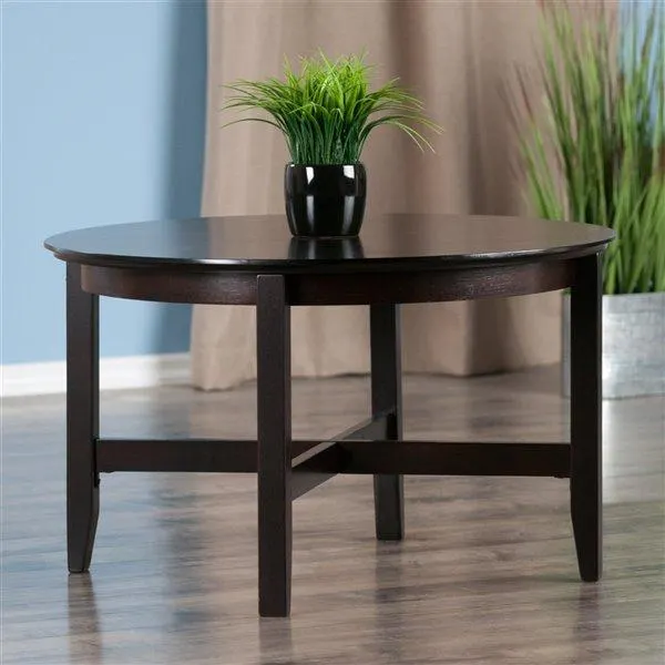 Table basse Toby par Winsom, en bois, finition expresso