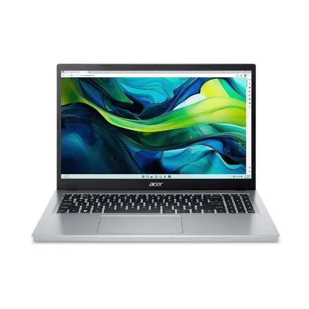Acer Aspire Go 15 Ordinateur Portable Mince / Écran Full HD IPS 1080P 15,6 Pouces / Intel Core i3-N305/ Intel UHD Graphics / 8 Go LPDDR5 / 128 Go HD / Wi-Fi 6 / AI PC / Windows 11 Home en Mode S / AG15-31P-3947