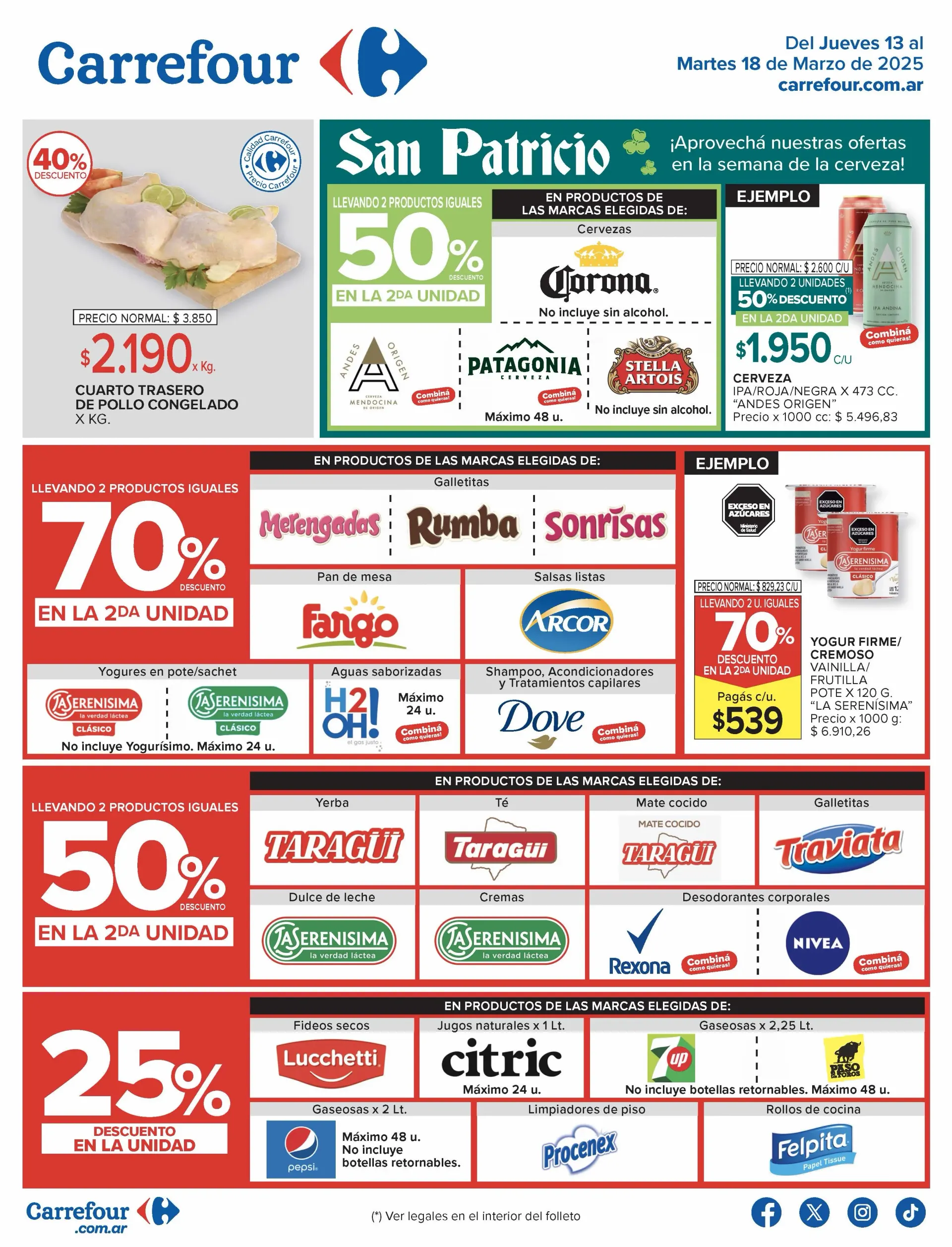 Ofertas de Carrefour Ofertas y descuentos 13 de marzo al 18 de marzo 2025 - Página 1 del catálogo