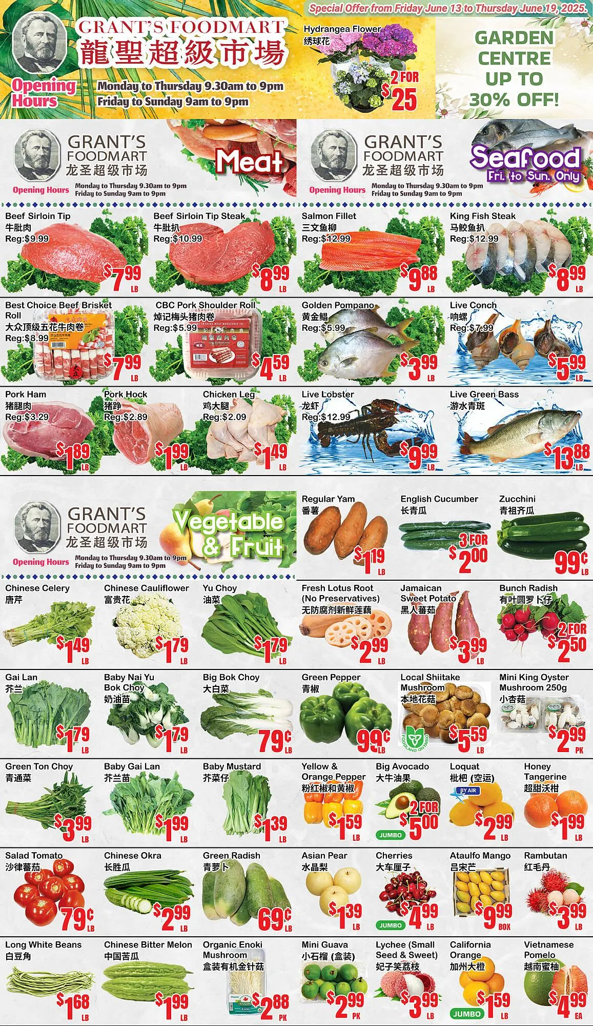 Grants Foodmart flyer - 1