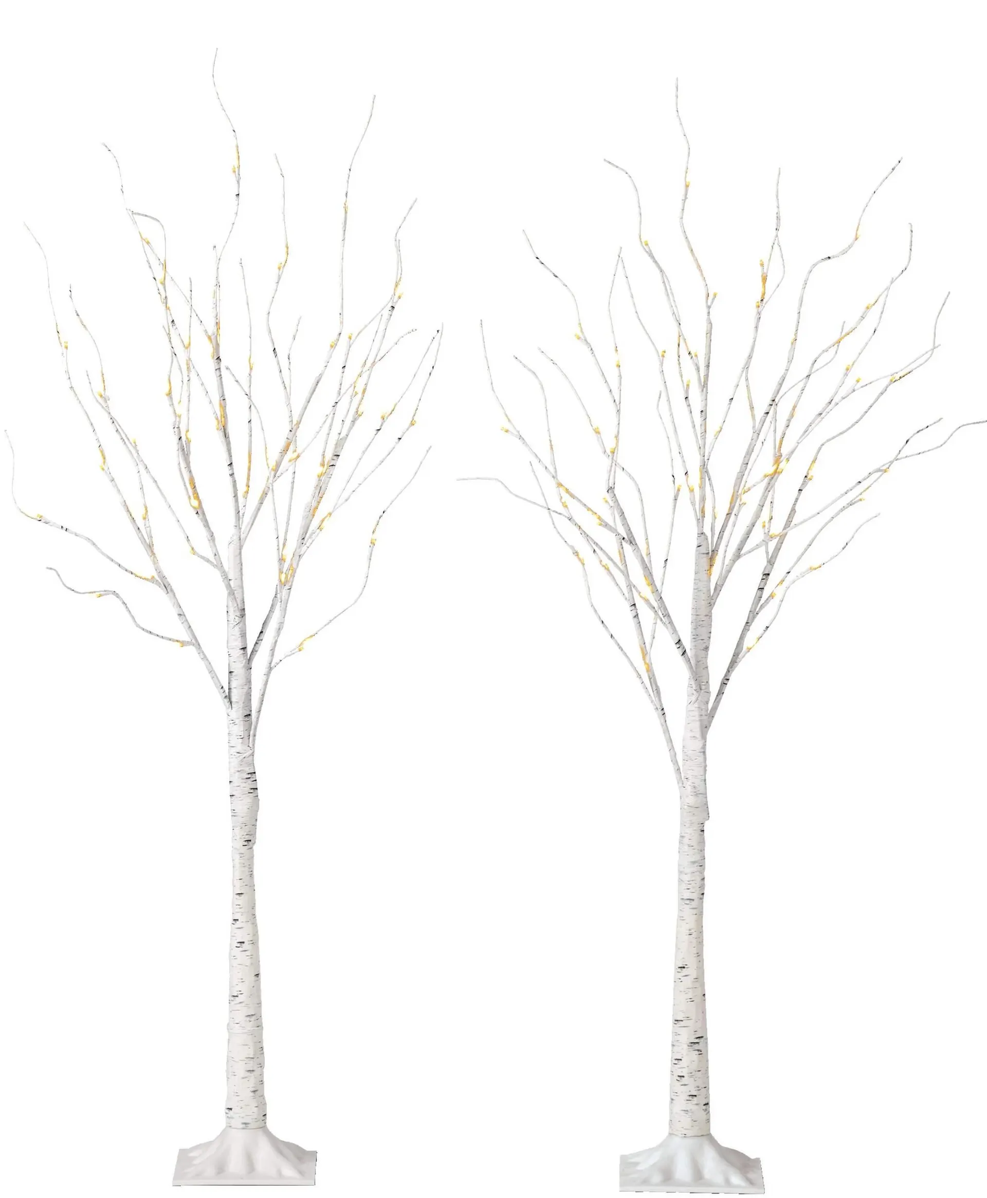 CANVAS Wireform Birch Tree Christmas Decoration, 2-pk