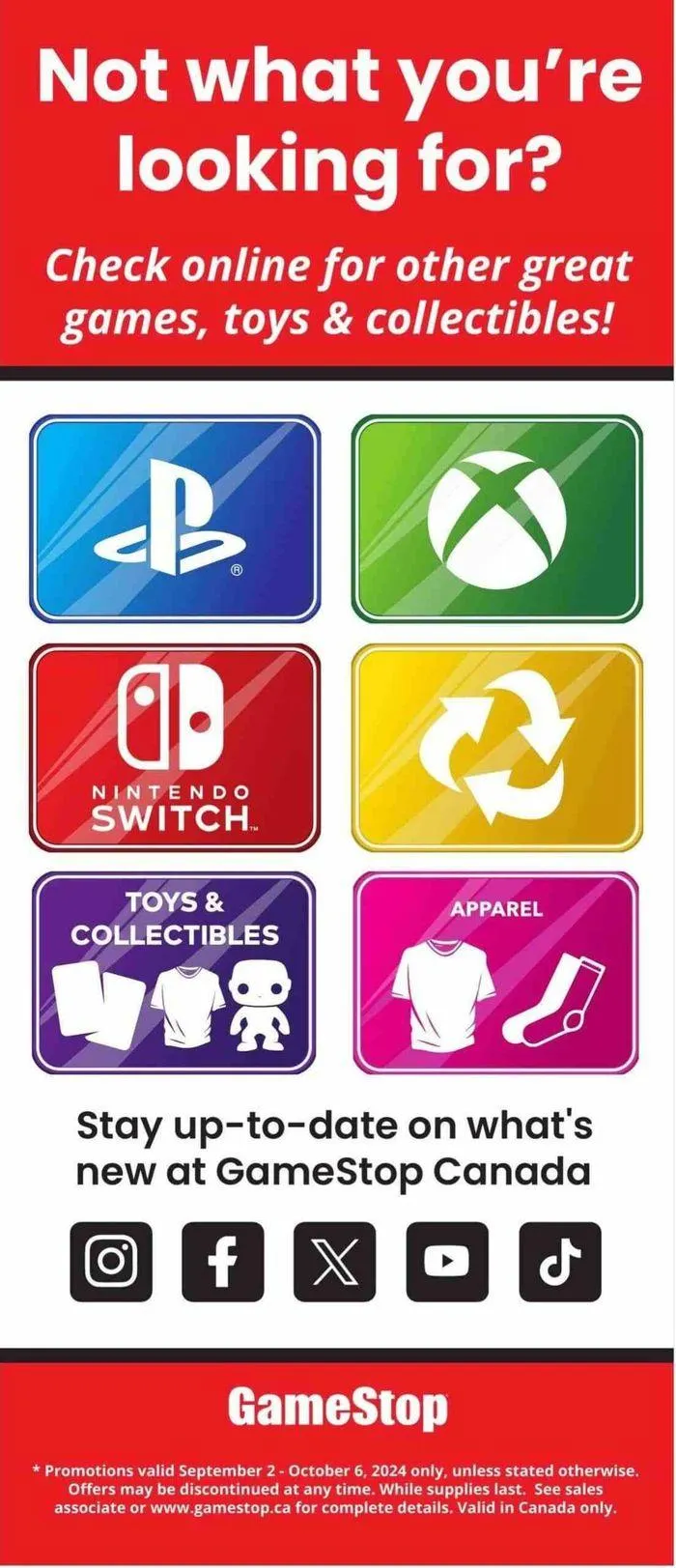 Game Stop Weekly ad from September 2 to October 6 2024 - flyer page 9
