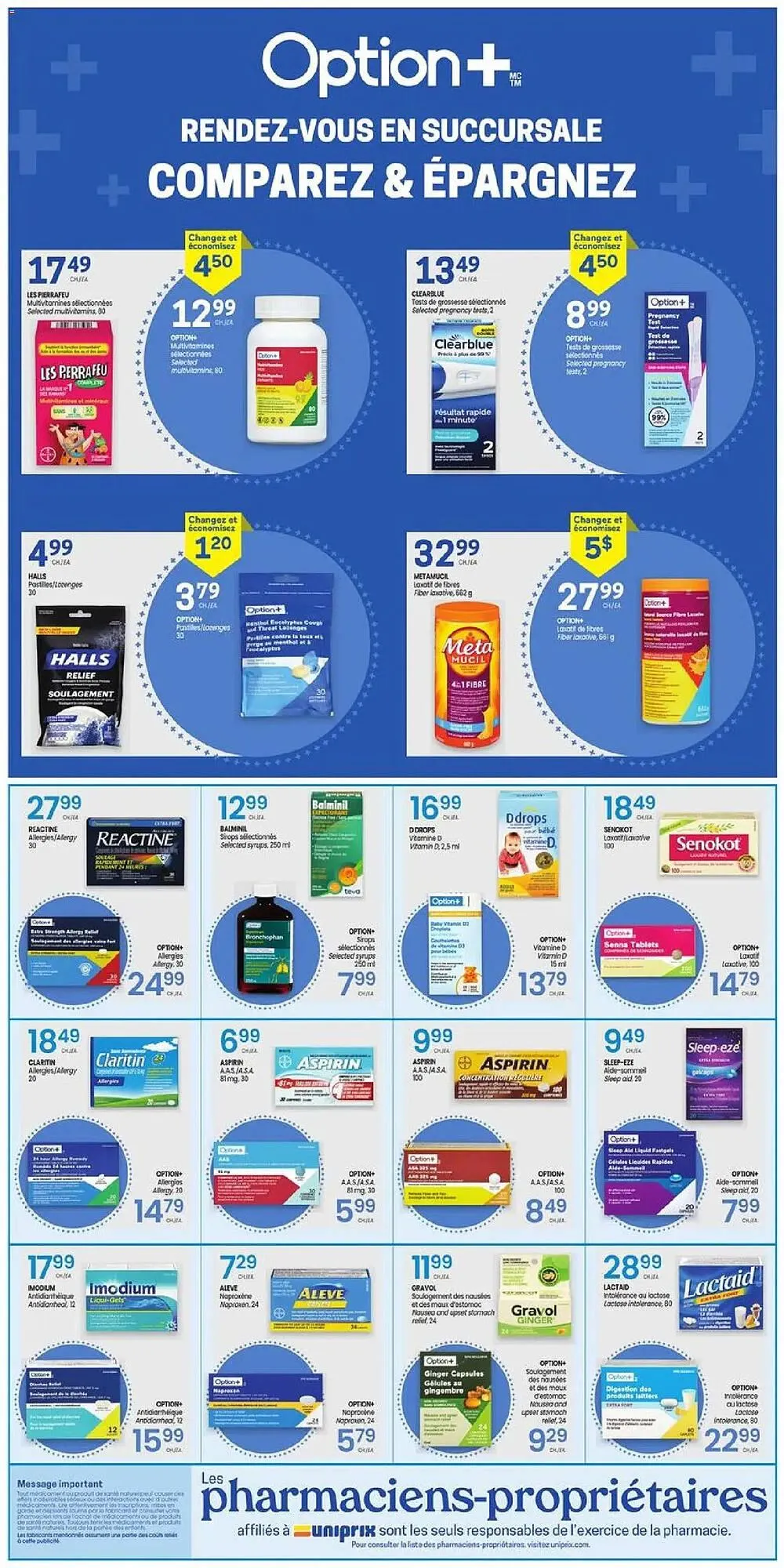 Uniprix flyer from March 19 to March 26 2026 - flyer page 7