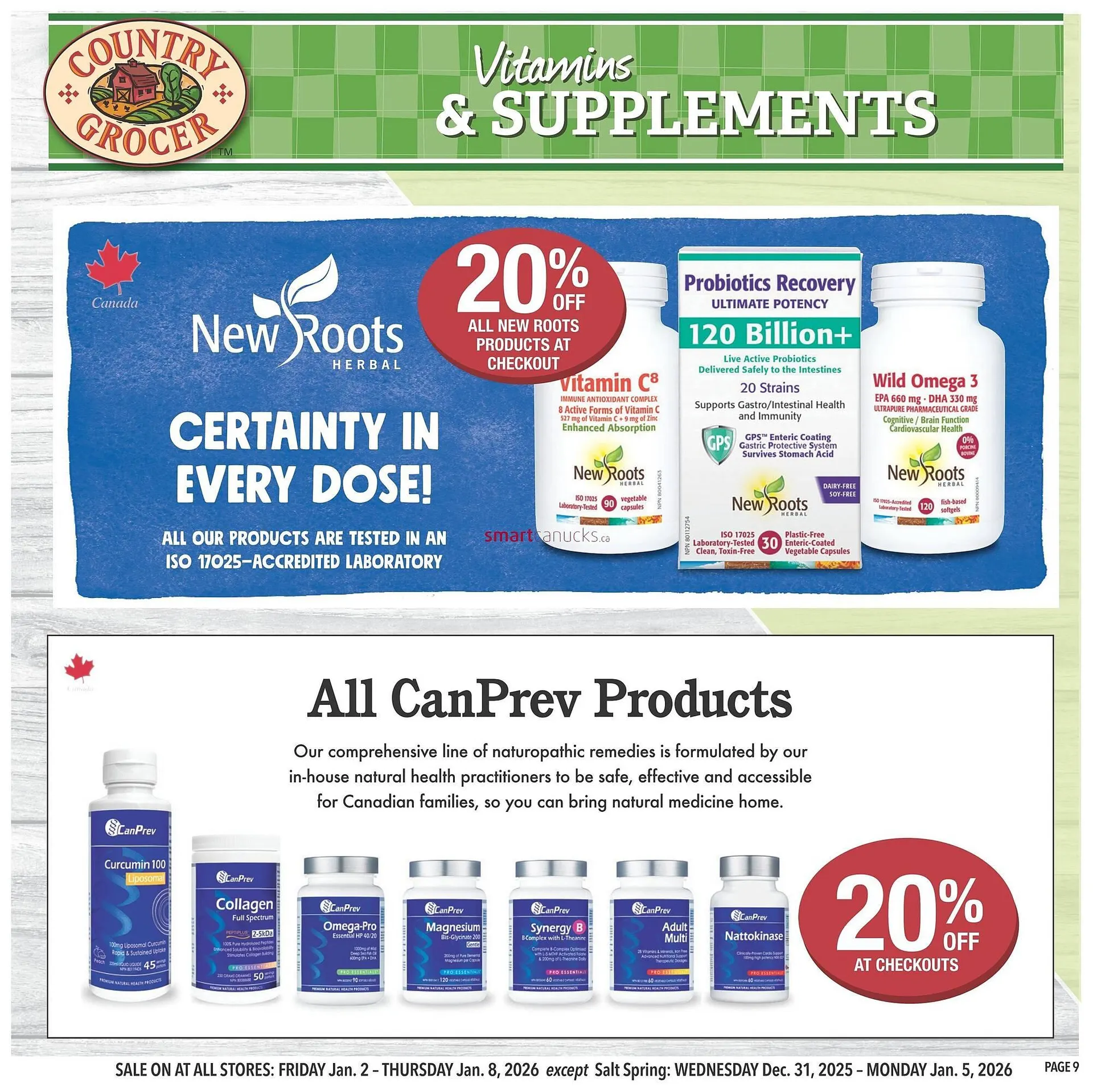 Country Grocer flyer from January 2 to January 8 2026 - flyer page 9