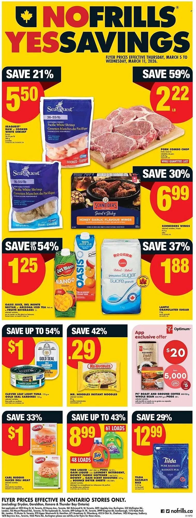 No Frills flyer from March 5 to March 11 2026 - flyer page 1