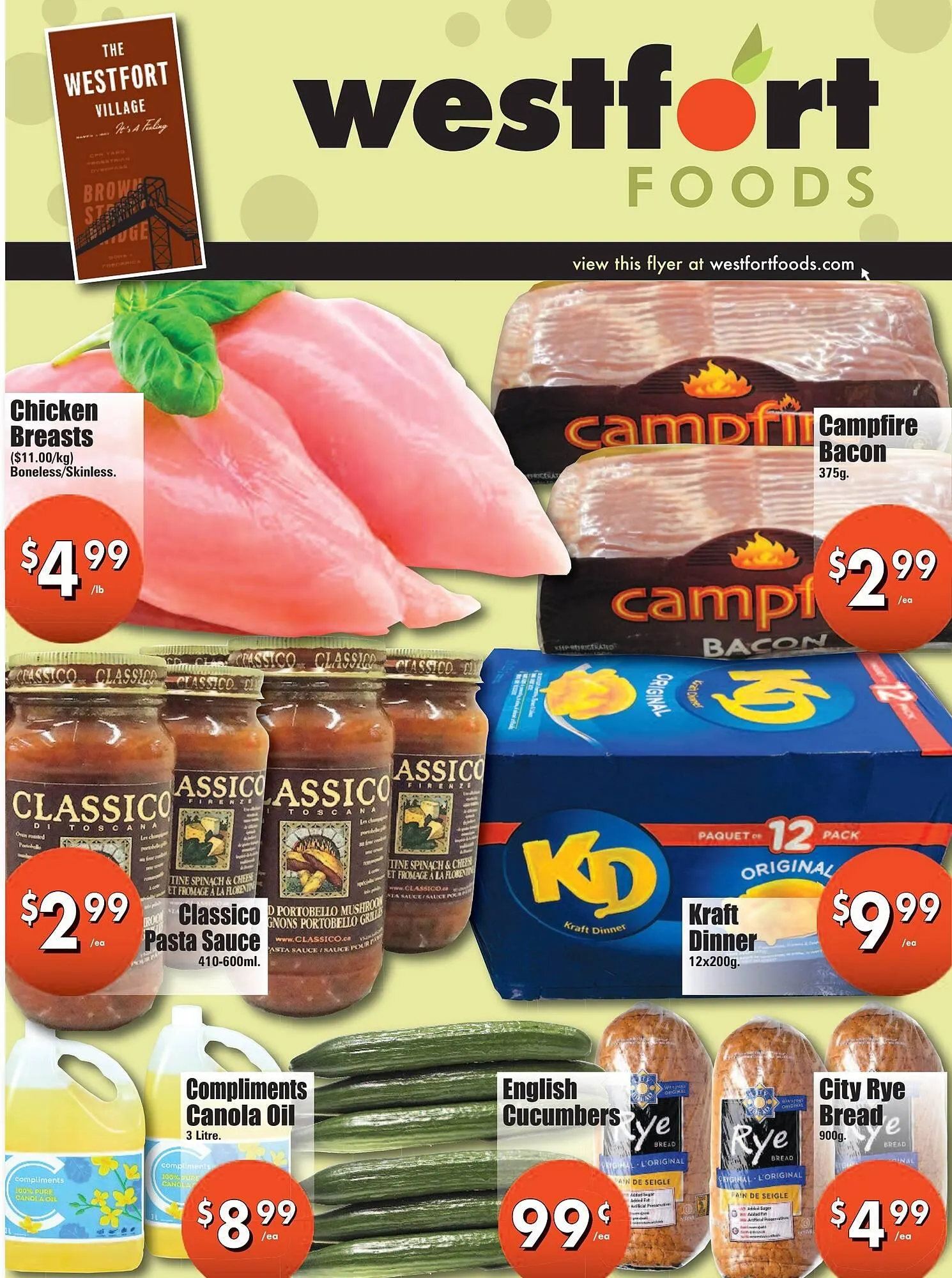 Westfort Foods flyer - 1