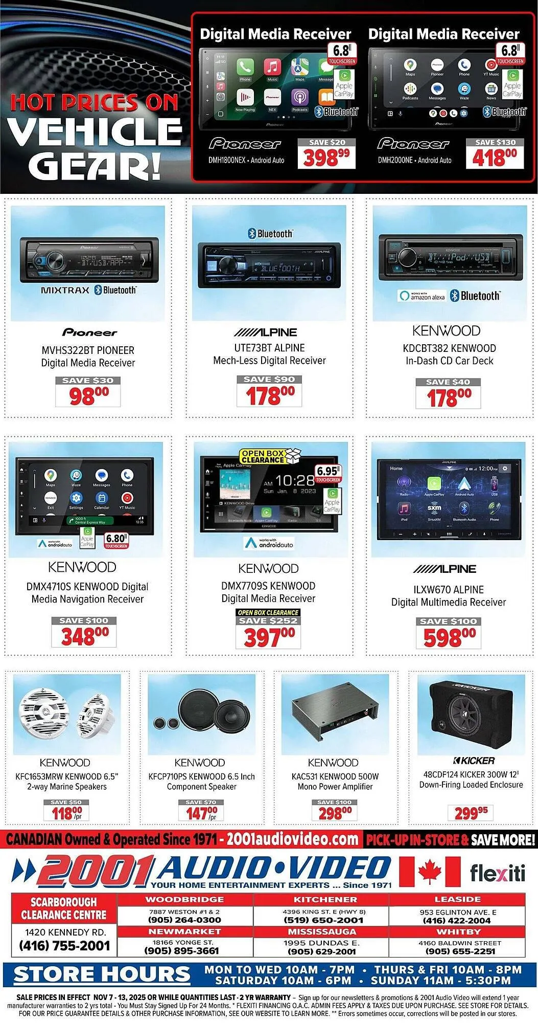 2001 Audio Video flyer from November 7 to November 14 2025 - flyer page 15