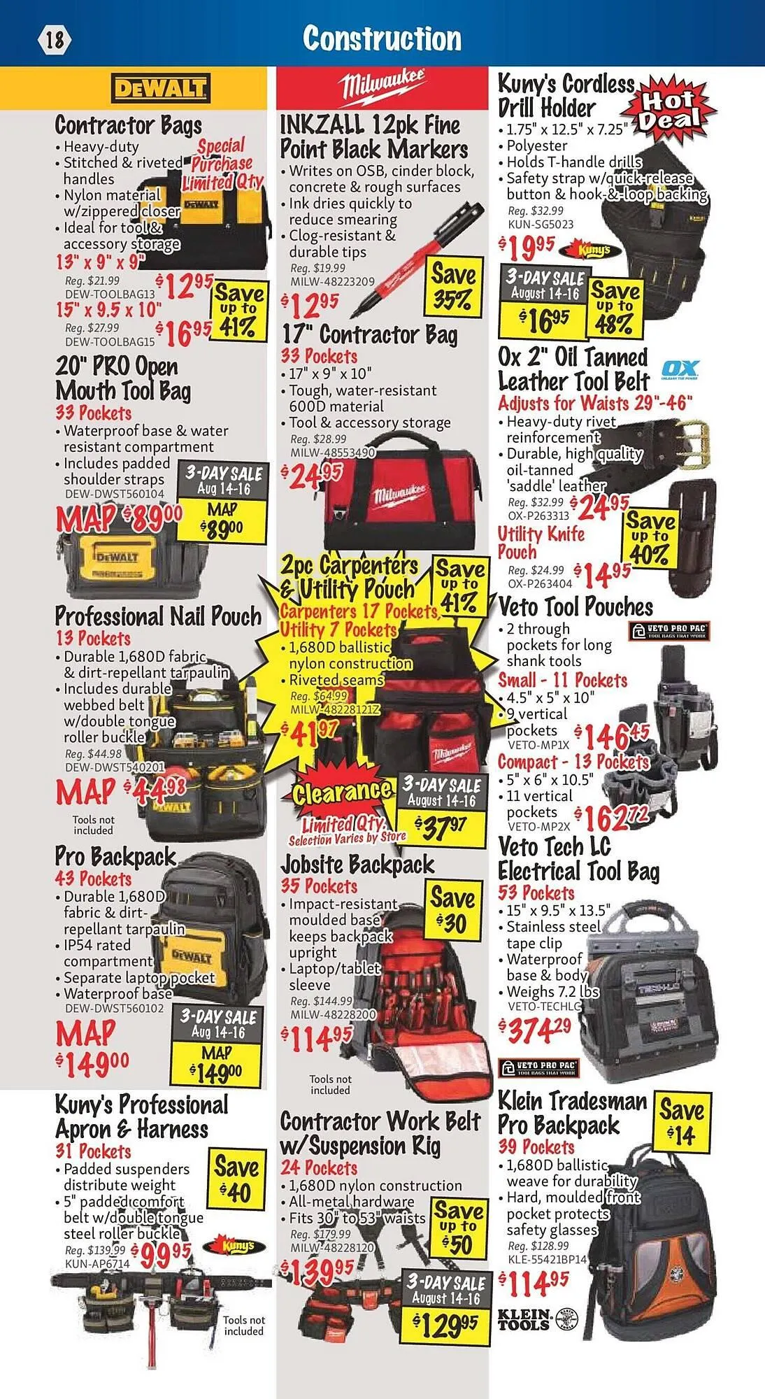 KMS Tools flyer from August 1 to August 8 2025 - flyer page 18