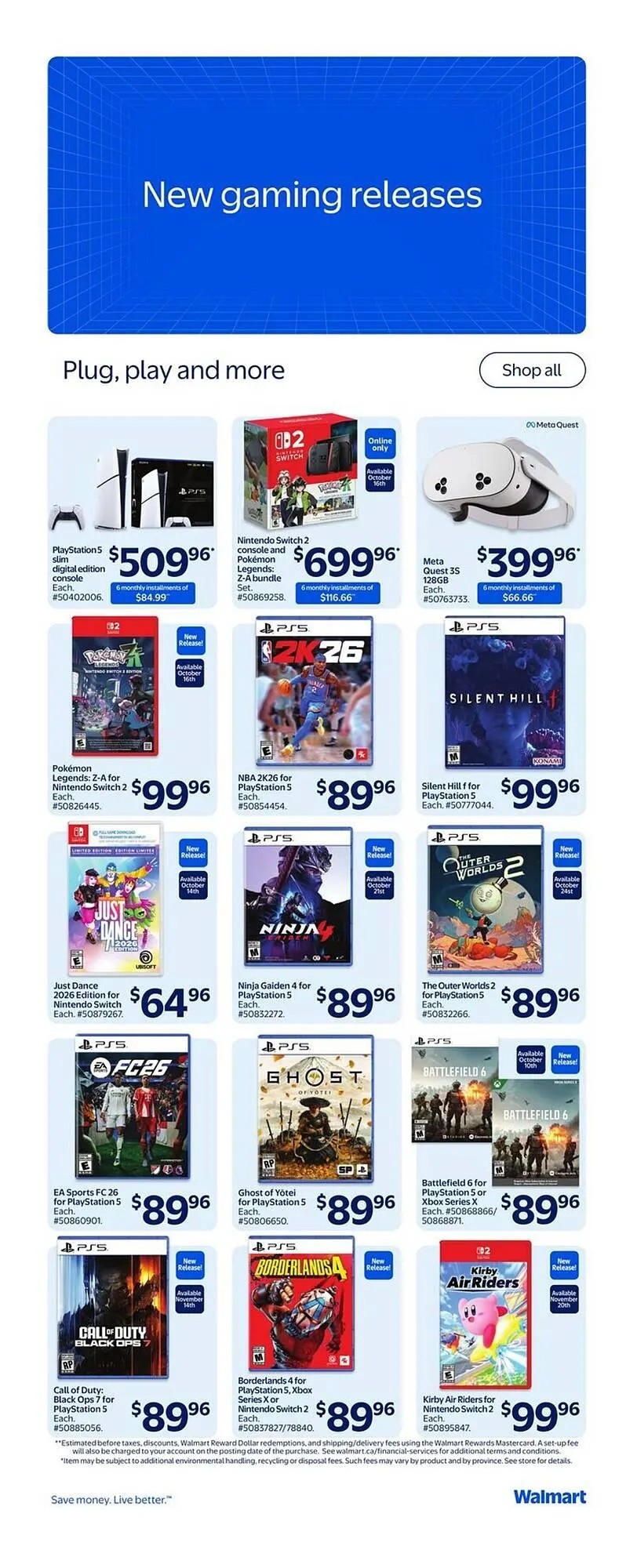 Walmart flyer from October 9 to October 15 2025 - flyer page 20