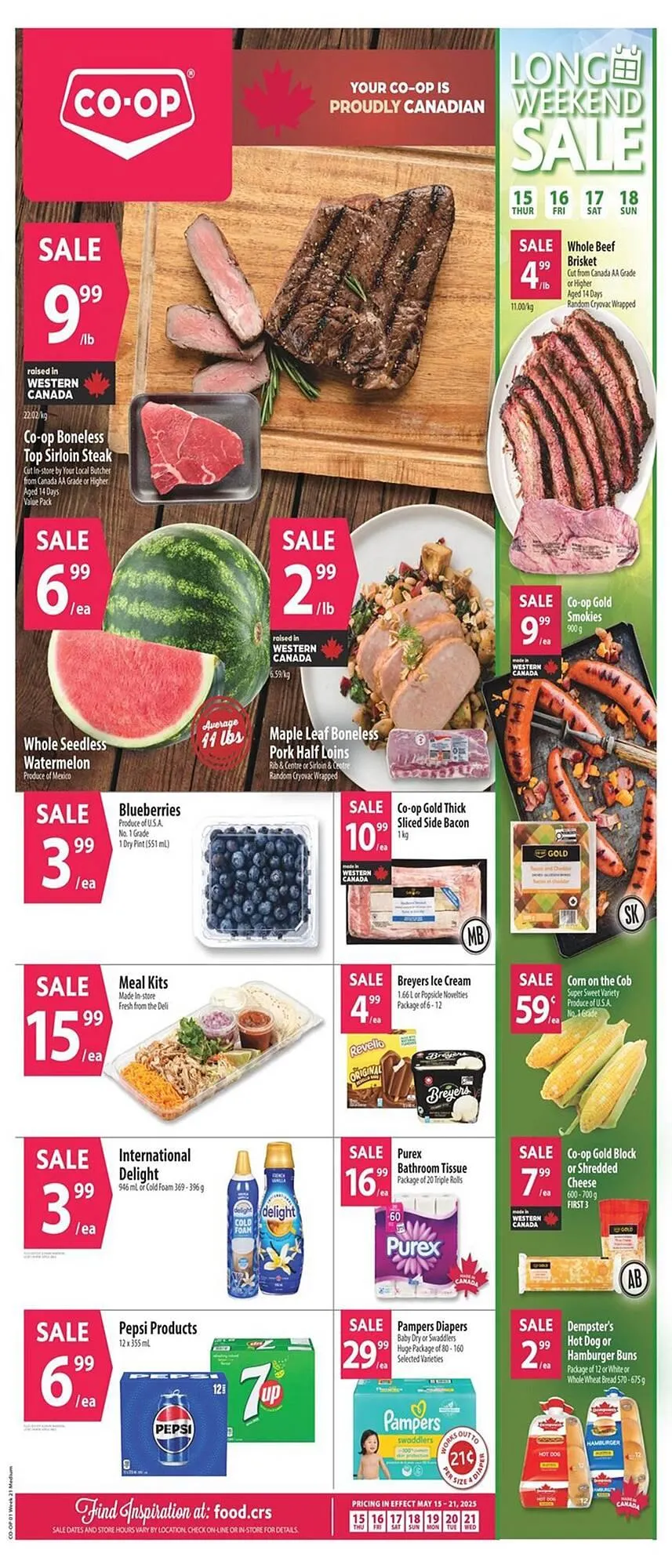 Co-Op Food flyer from May 15 to May 18 2025 - flyer page 1
