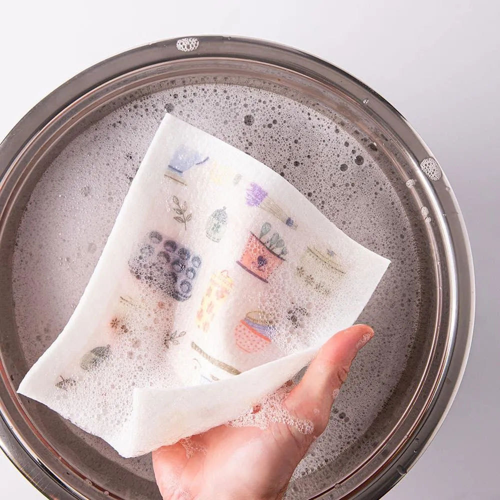 Harman 'Vintage Baking' Reusable Sponge Cloth - Set of 10