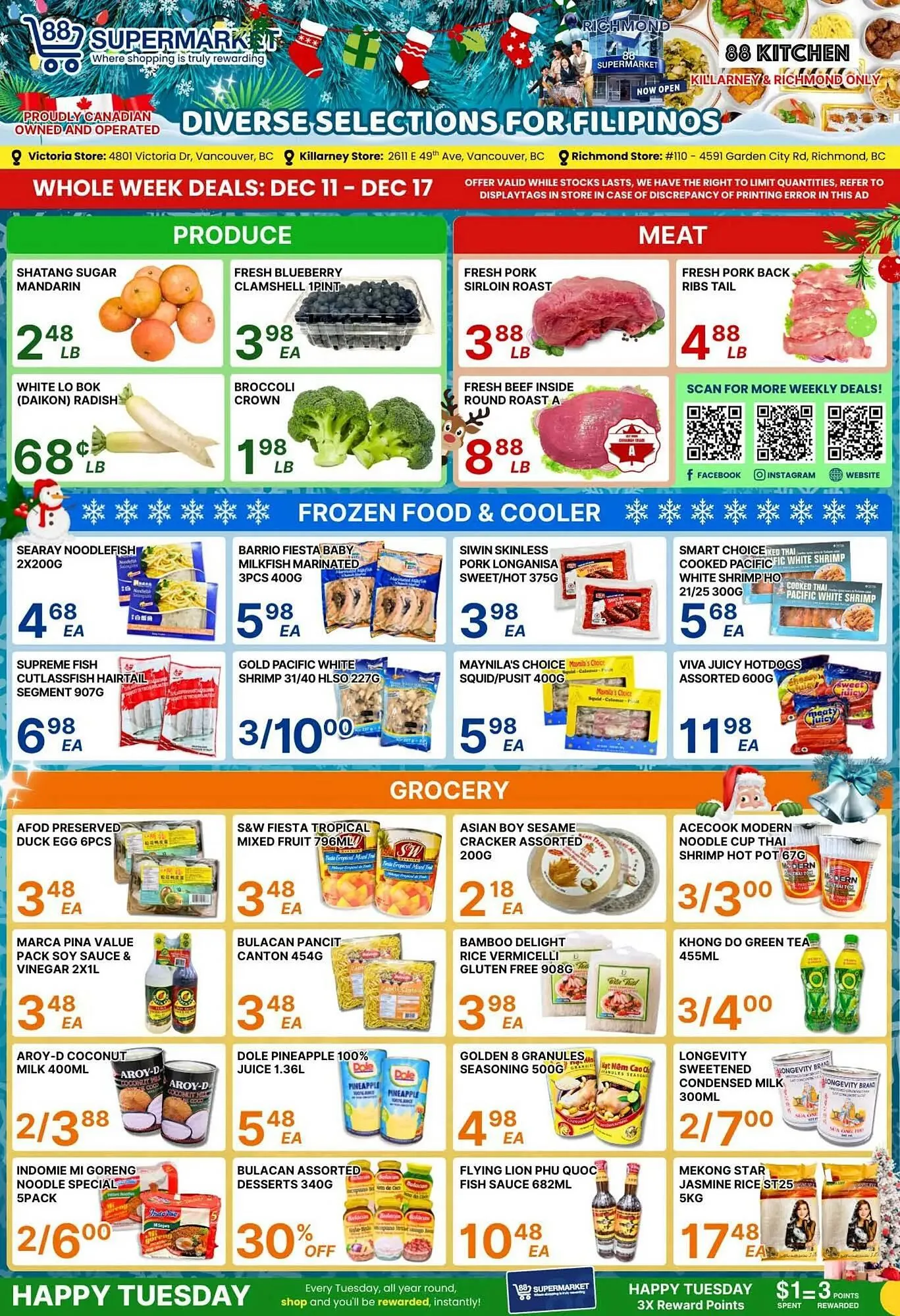 88 Supermarket flyer from December 11 to December 17 2025 - flyer page 1