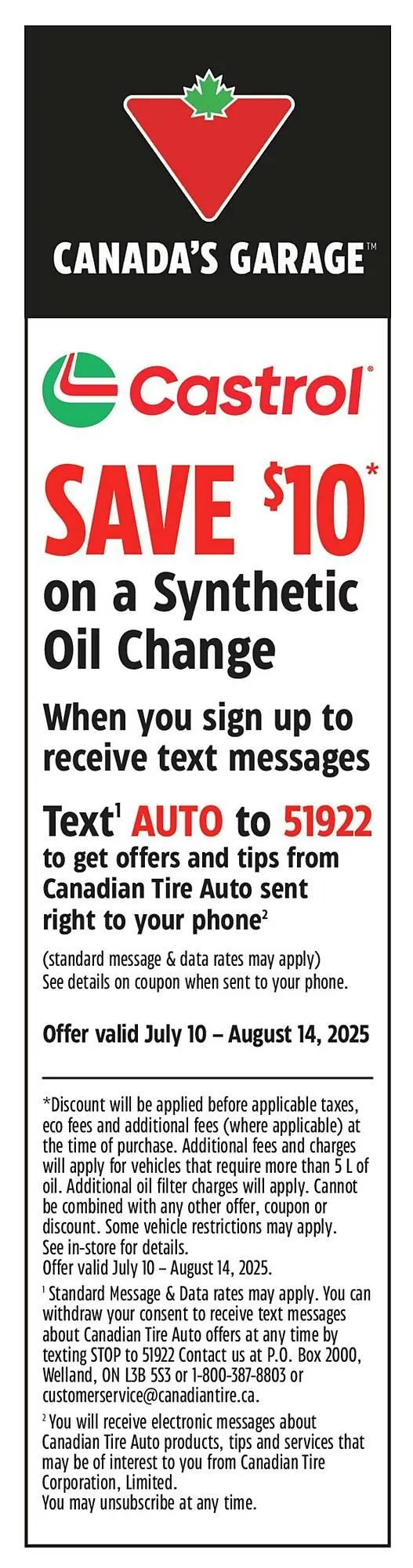Canadian Tire flyer from August 1 to August 8 2025 - flyer page 30