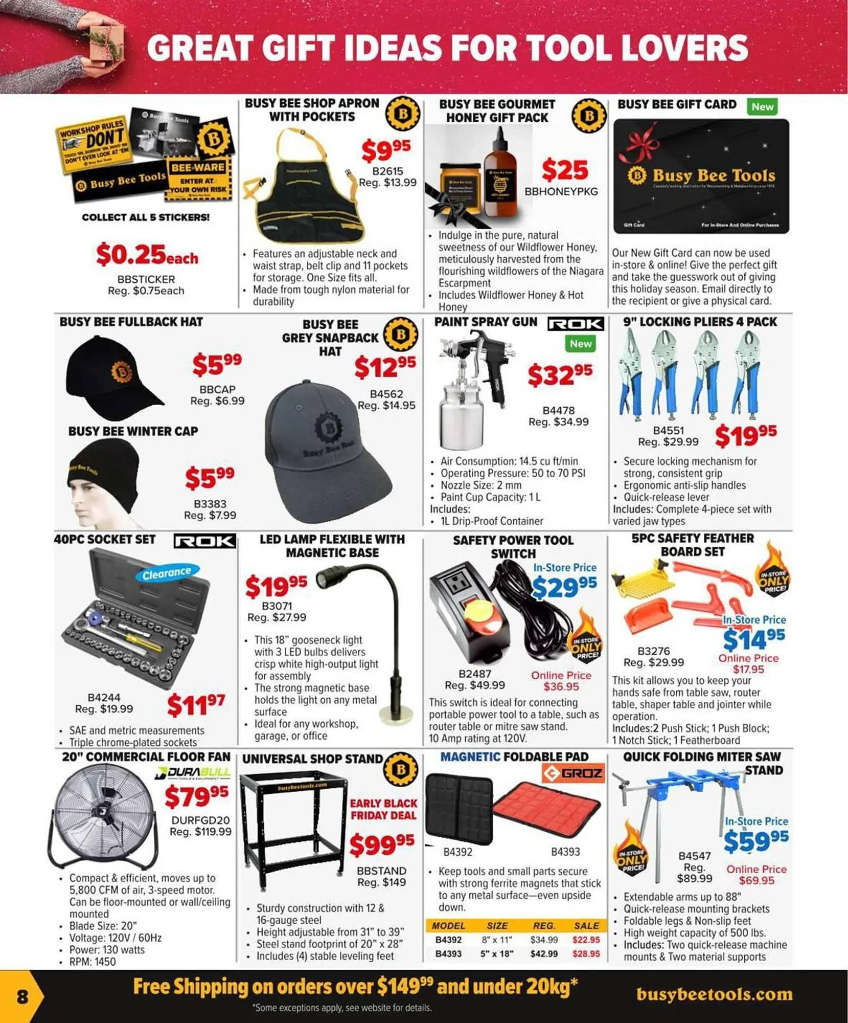 Busy Bee Tools flyer from November 10 to January 10 2026 - flyer page 8