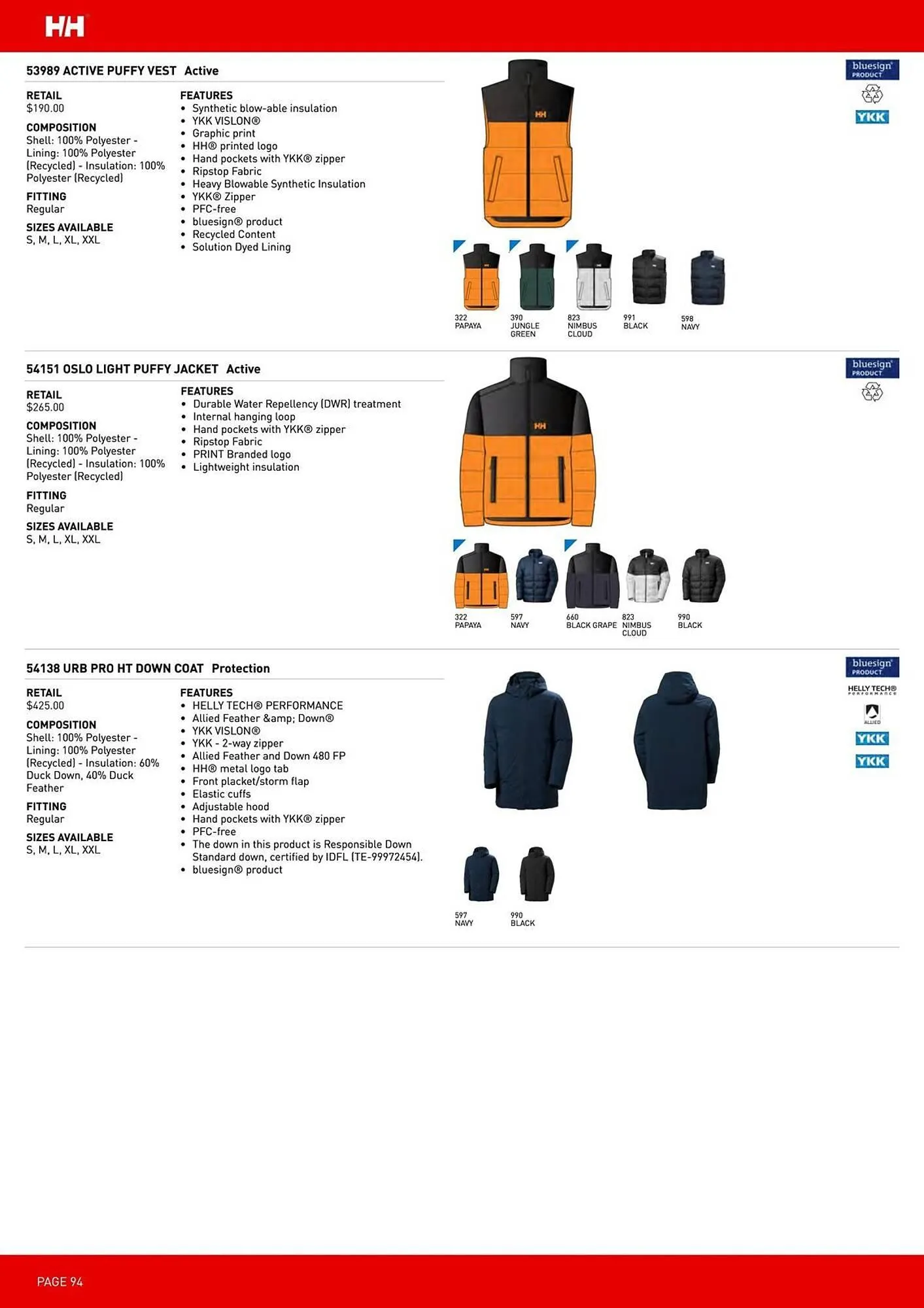 Helly Hansen flyer from September 11 to February 28 2026 - flyer page 94