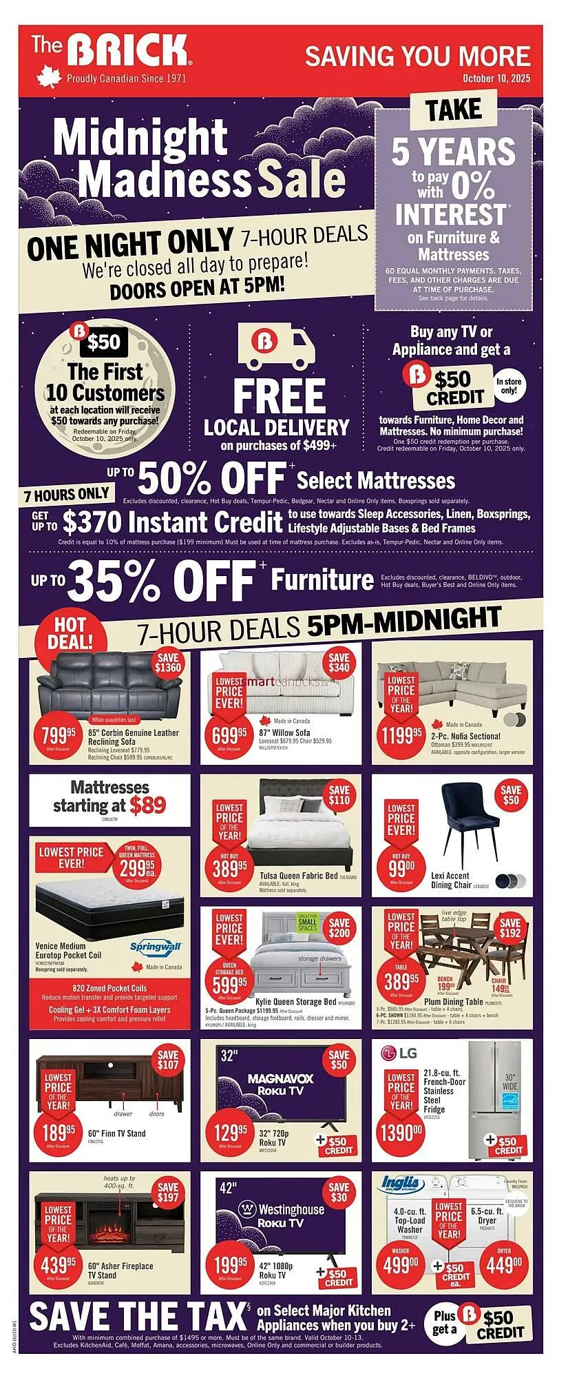 The Brick flyer from October 10 to October 16 2025 - flyer page 1
