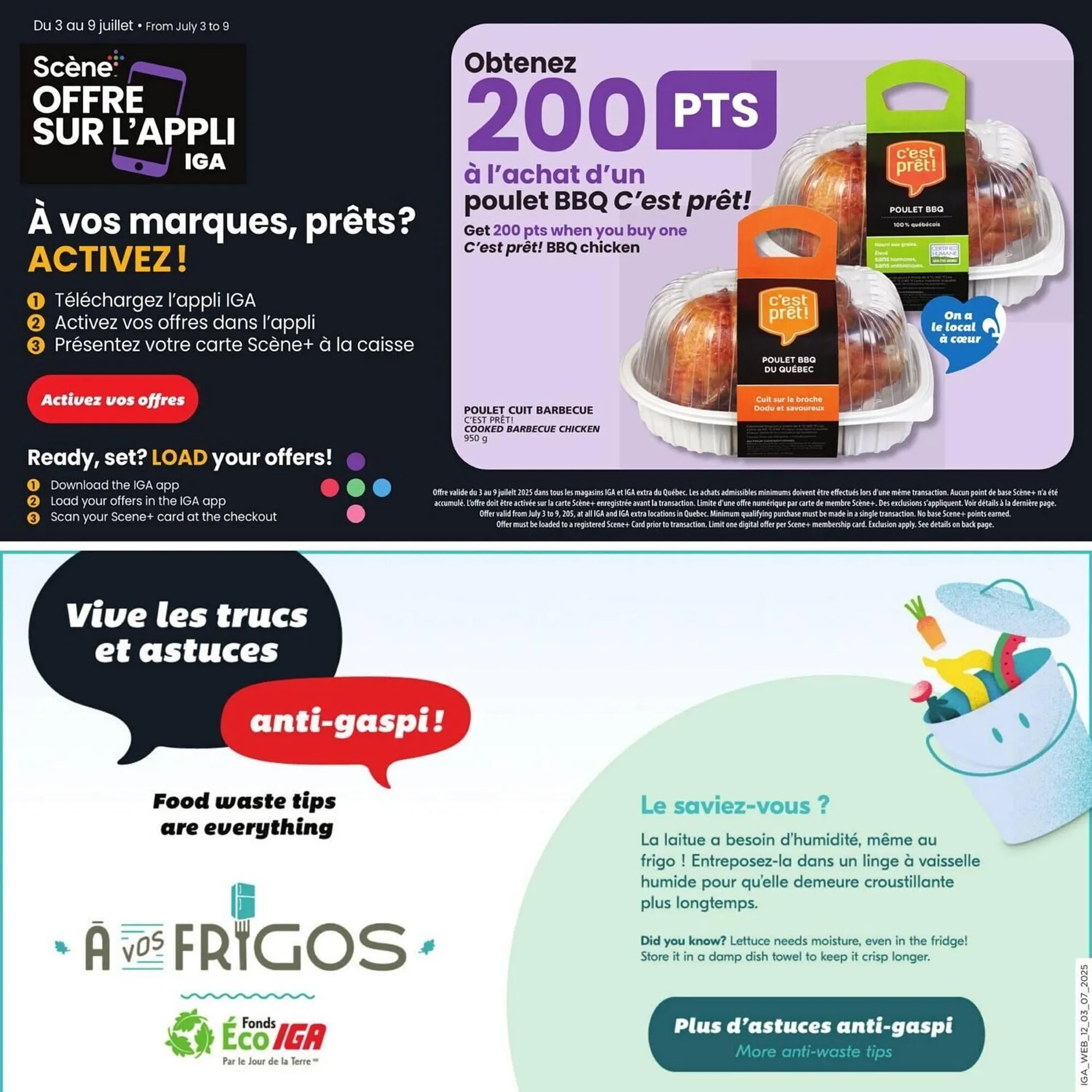 IGA flyer from July 3 to July 10 2025 - flyer page 16