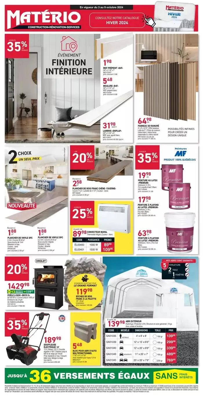 Current deals and offers from October 3 to October 9 2024 - flyer page 1