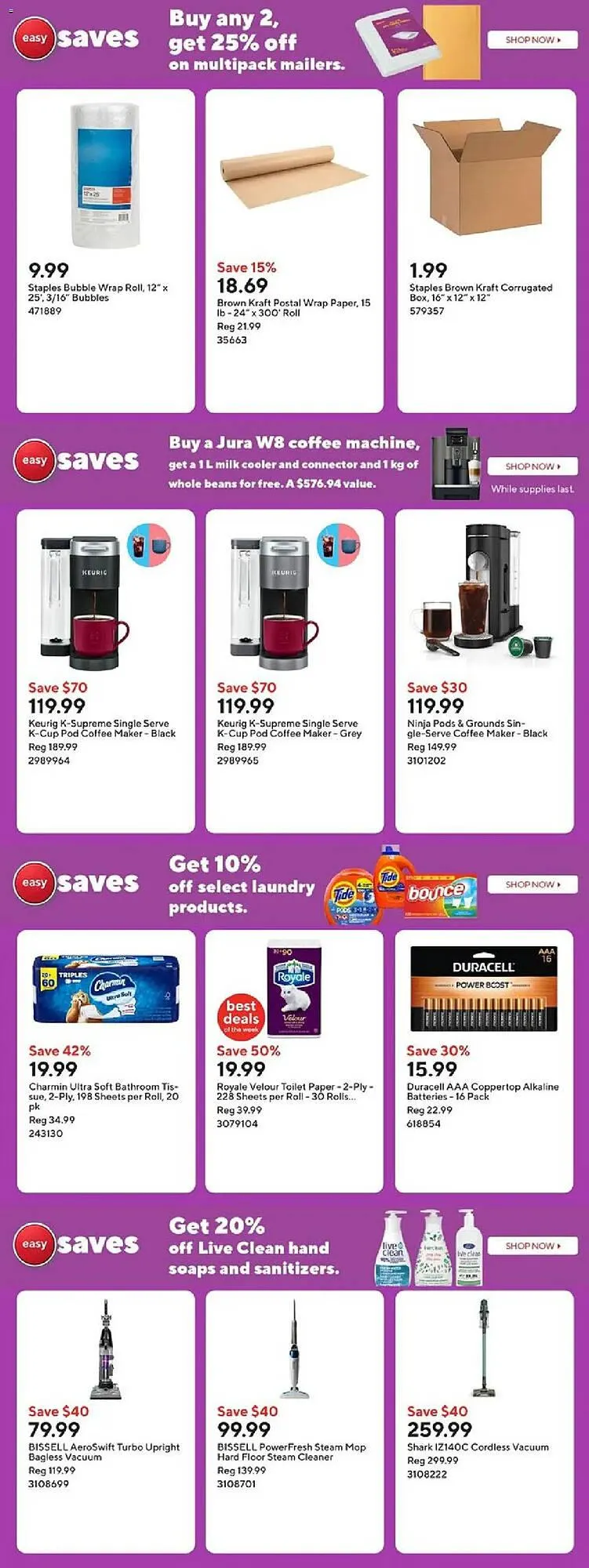 Staples flyer from October 10 to October 13 2025 - flyer page 3