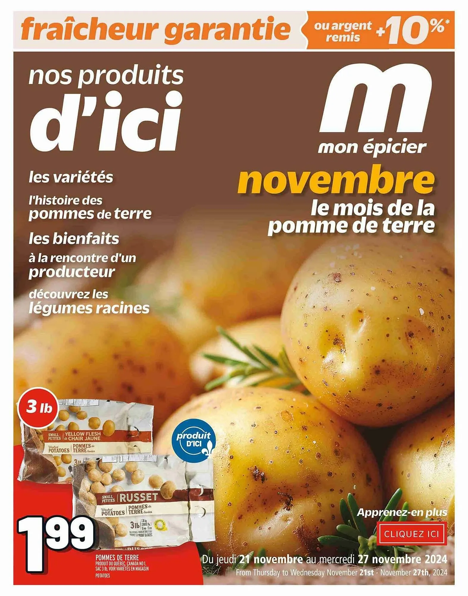 Metro flyer from November 20 to November 27 2024 - flyer page 1