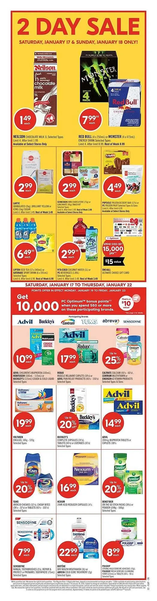 Shoppers Drug Mart flyer from January 15 to January 22 2026 - flyer page 3