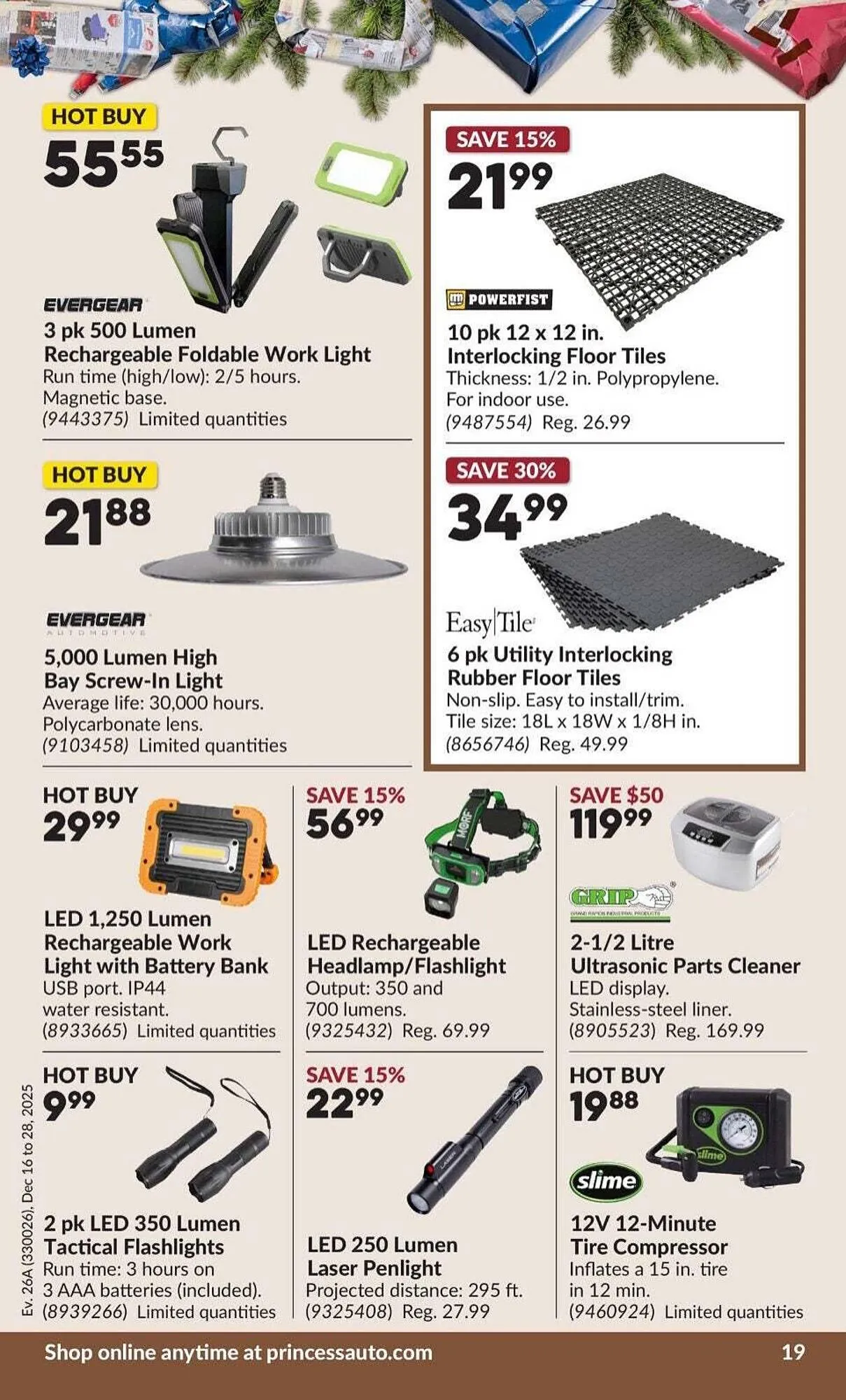 Princess Auto flyer from December 12 to December 19 2025 - flyer page 24