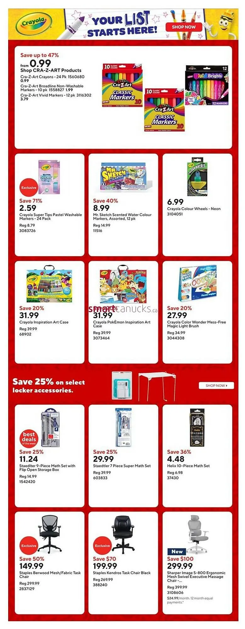 Staples flyer from August 22 to August 28 2025 - flyer page 16