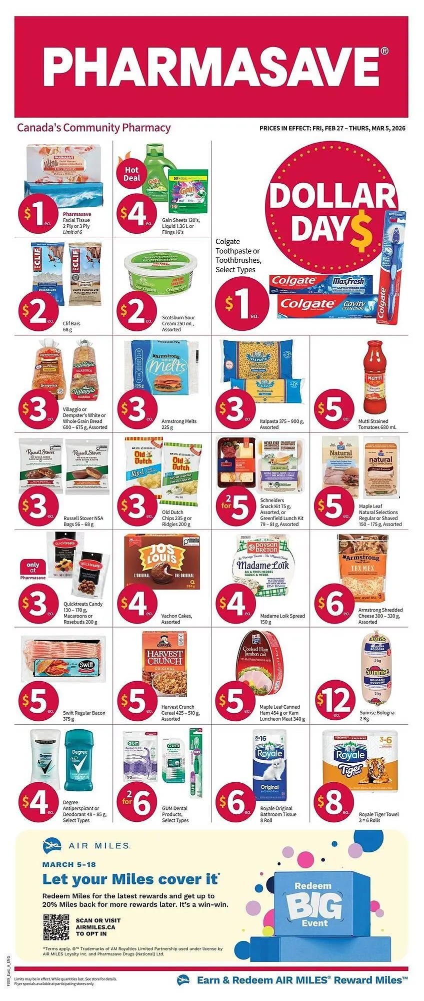 Pharmasave flyer from February 27 to March 5 2026 - flyer page 1