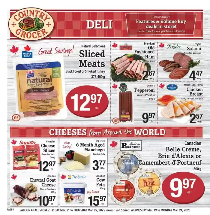 Current bargains and offers from March 21 to March 27 2025 - flyer page 4