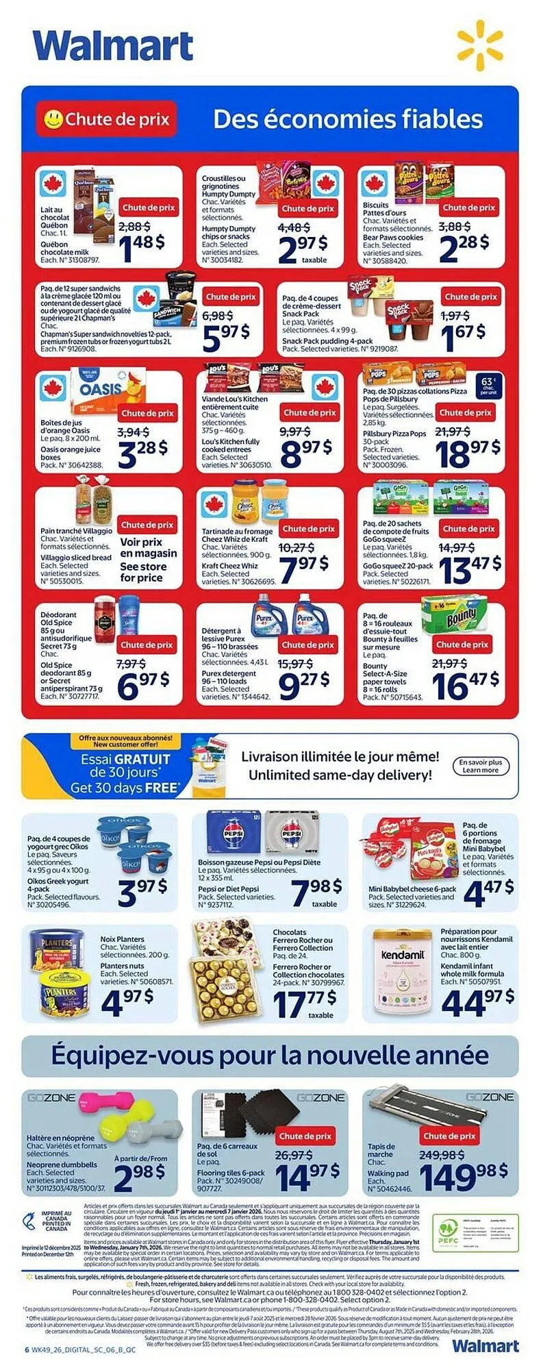 Walmart flyer from January 1 to January 7 2026 - flyer page 3
