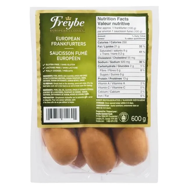 Freybe - European Frankfurters