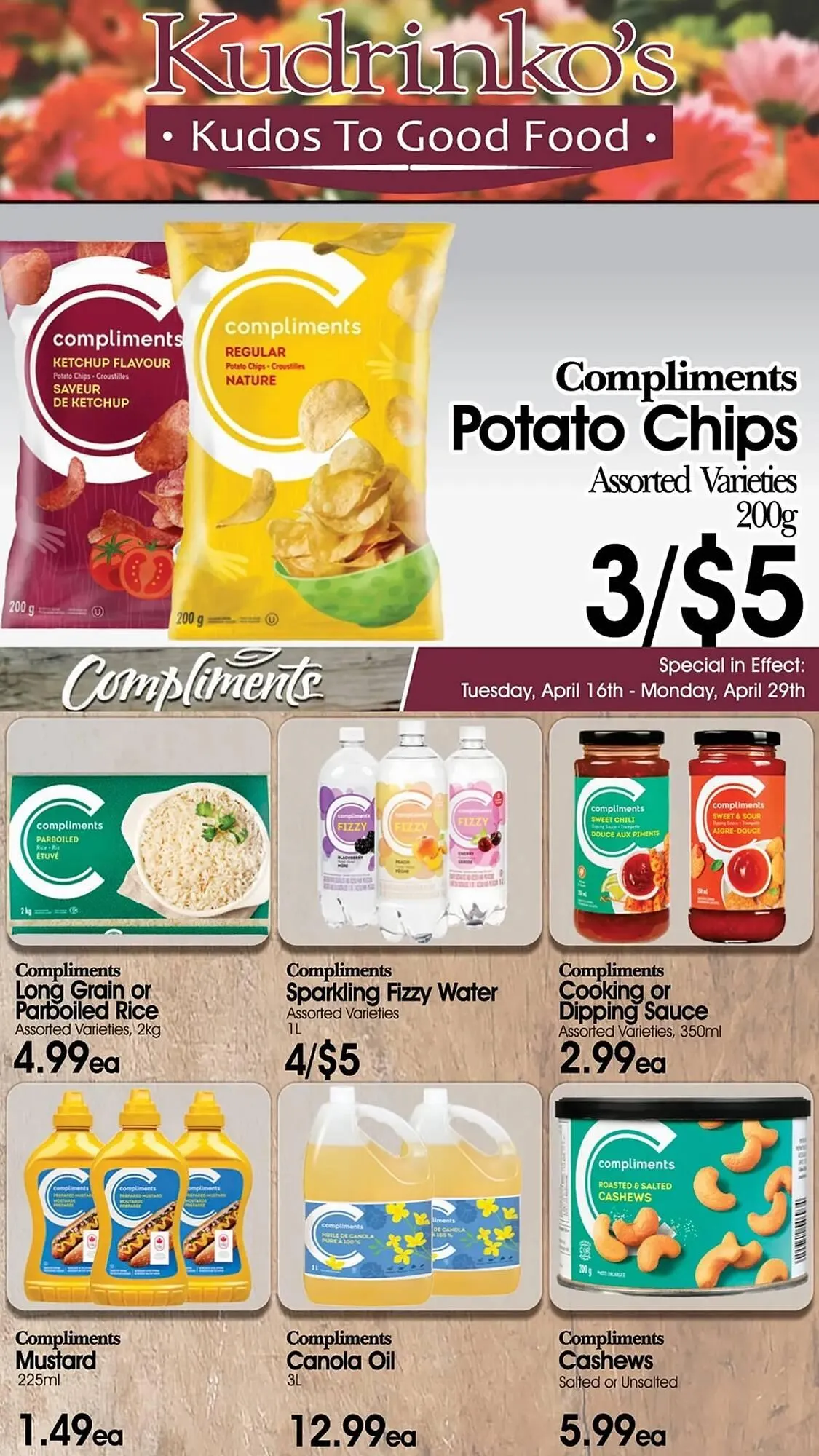 Kudrinko's flyer from April 16 to April 22 2024 - flyer page 2