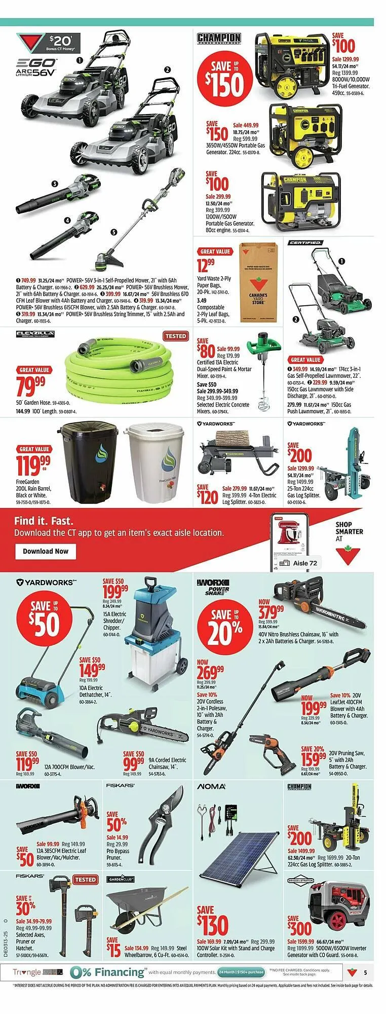 Canadian Tire flyer from March 20 to March 28 2025 - flyer page 9